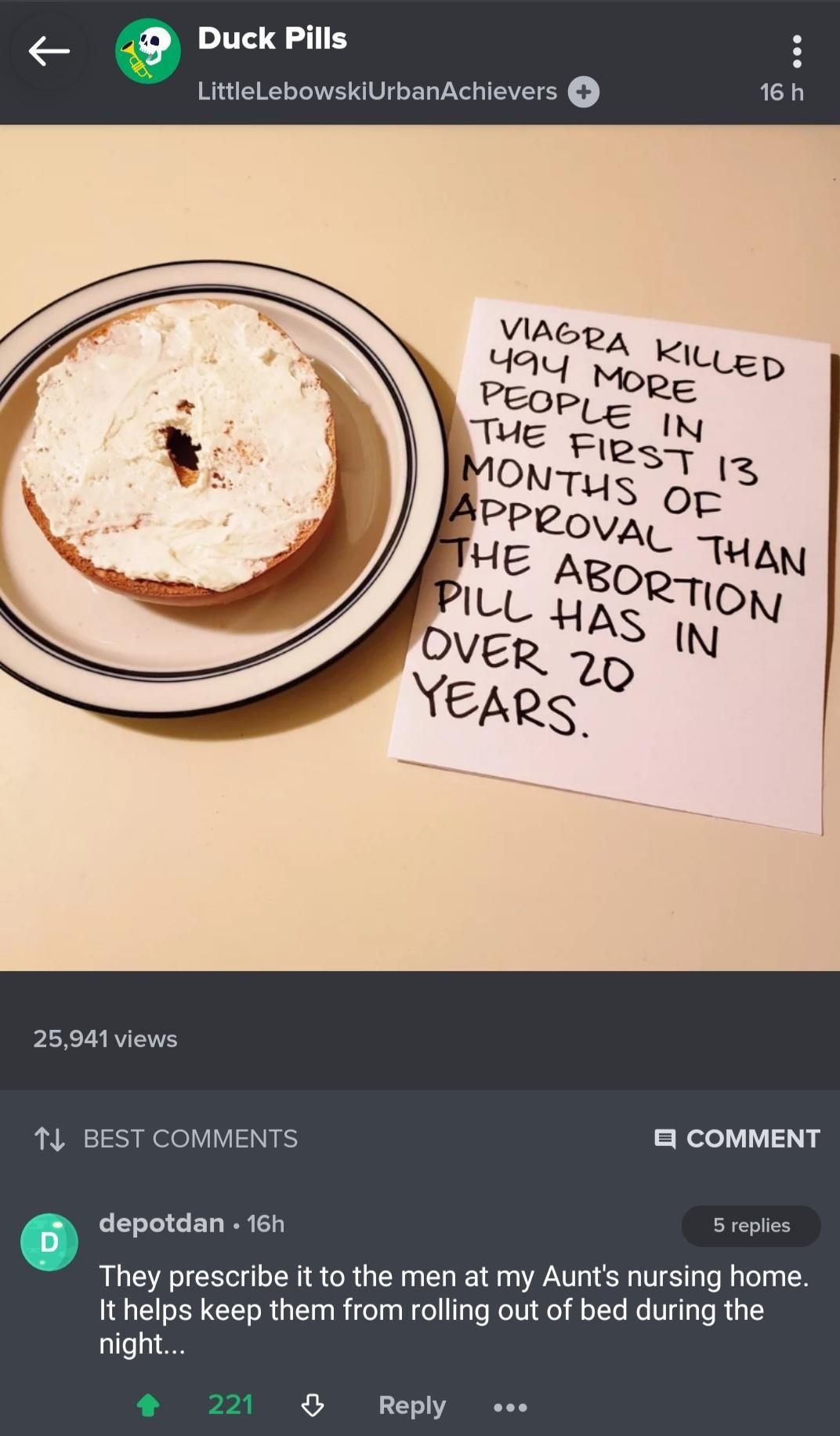 VNS 1 COMMENT depotdan 16h They prescribe it to the men at my Aunts nursing home It helps keep them from rolling out of bed during the night Reply