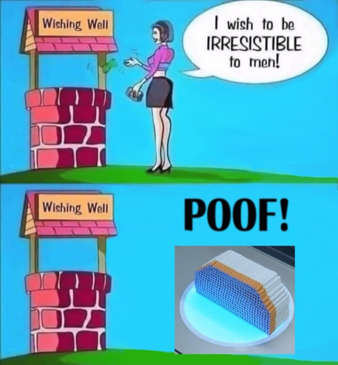 Wiching Wall I wich to be IRRESISTIBLE to men POOF