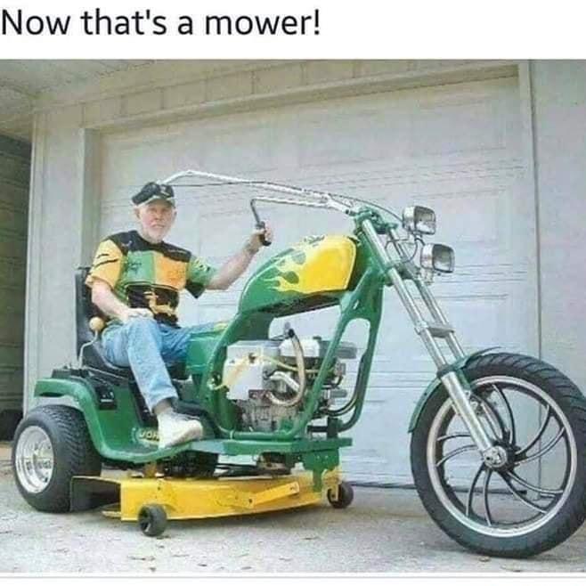 Now thats a mower