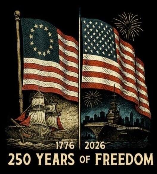 1776 2026 250 YEARS OF FREEDOM
