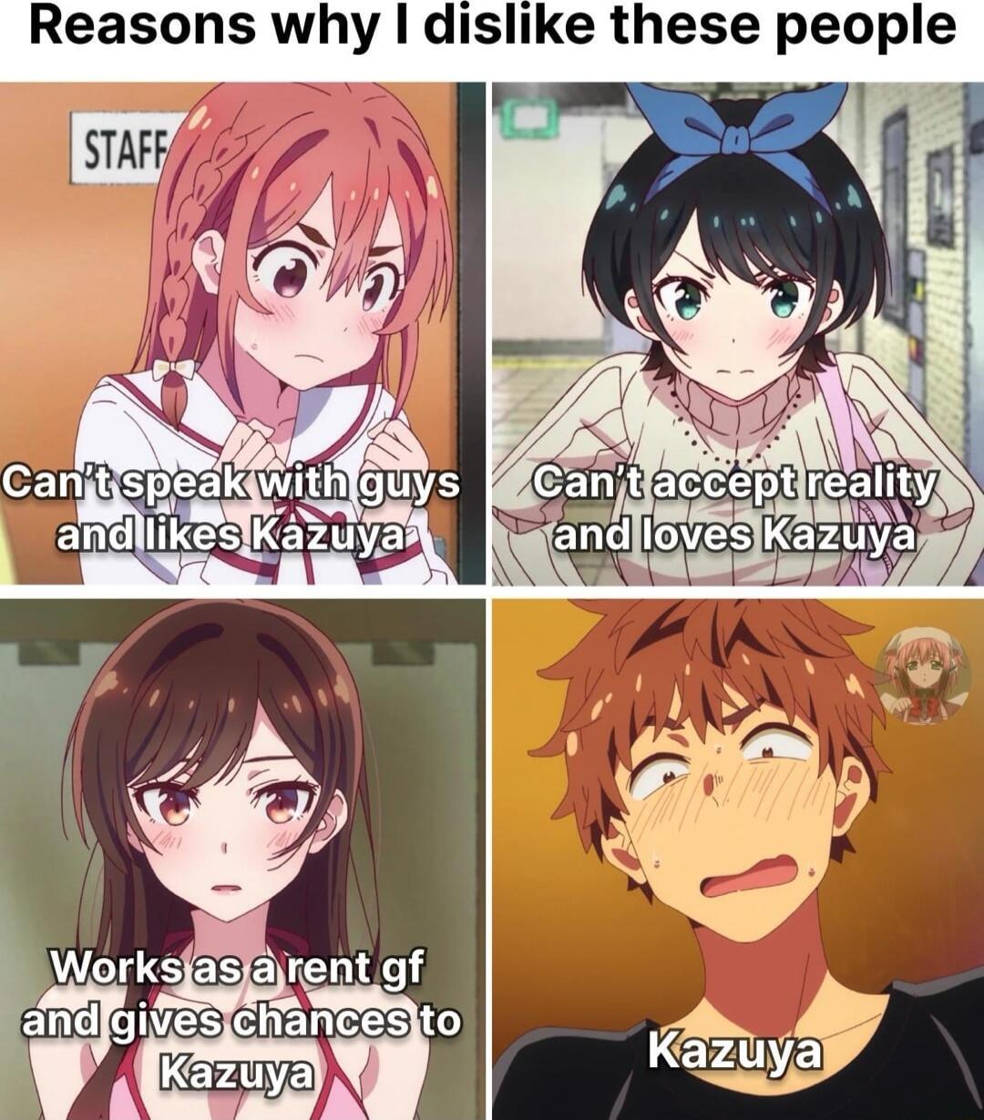 Reasons why dislike these people b STAFF I N