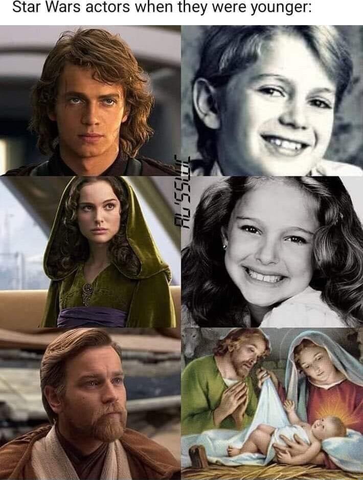 Star Wars actors when they were younger