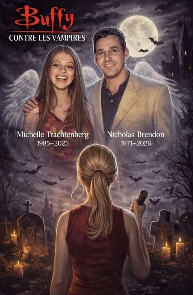 Buffy AGAINST THE VAMPIRES Michelle Trachtenberg 1985~2025 Nicholas Brendon 1971~2026