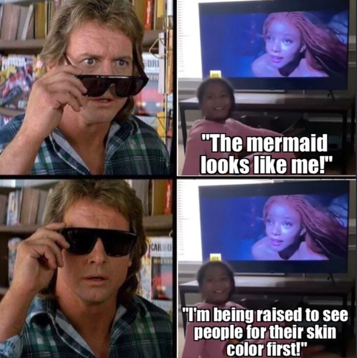 The mermaid lookslike me