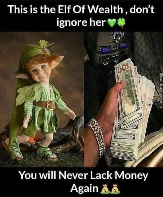 This is the EIf Of Wealth dont ignore her You will Never Lack Money Again 44