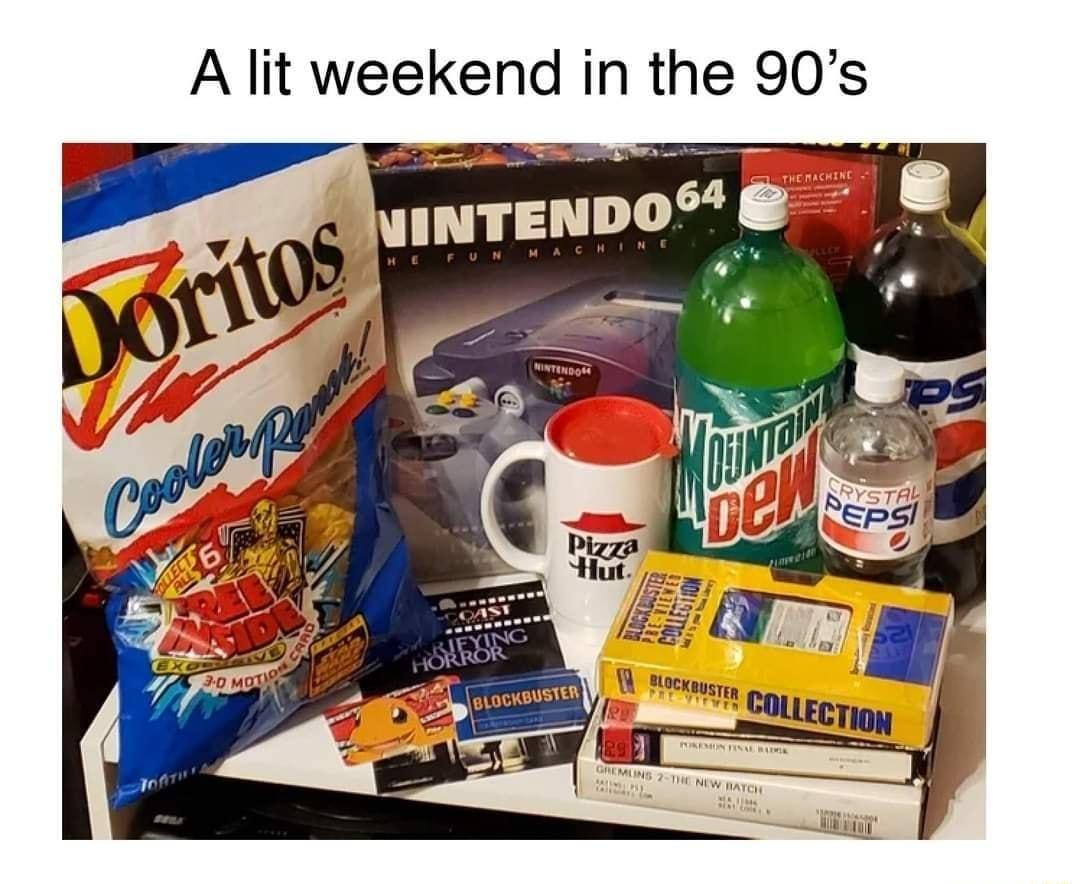 A lit weekend in the 90s W e T _