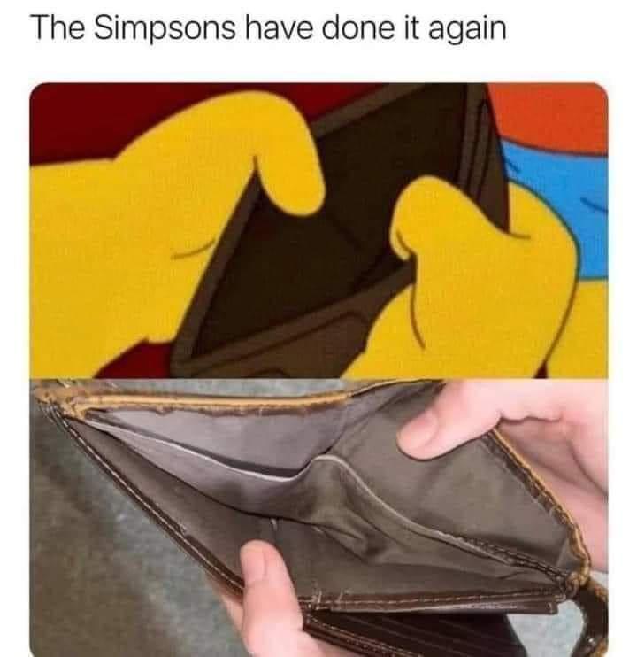 The Simpsons have done it again