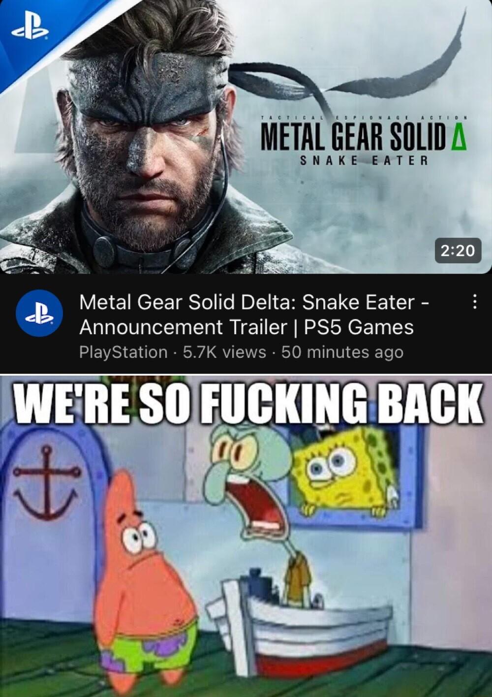 b METAL GEAR SOLID A SNAKE EATER