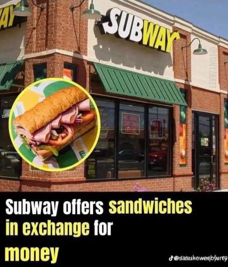 Sunwav ollers SilllllWIGllES in exchange for money ro