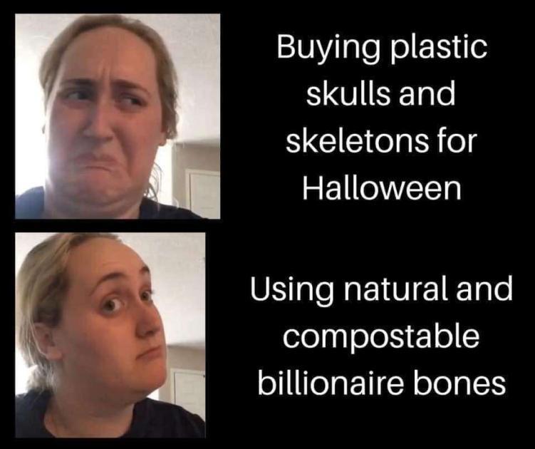 Buying plastic SO EE Tale N CIEIG el REGNEET Using natural and compostable billionaire bones