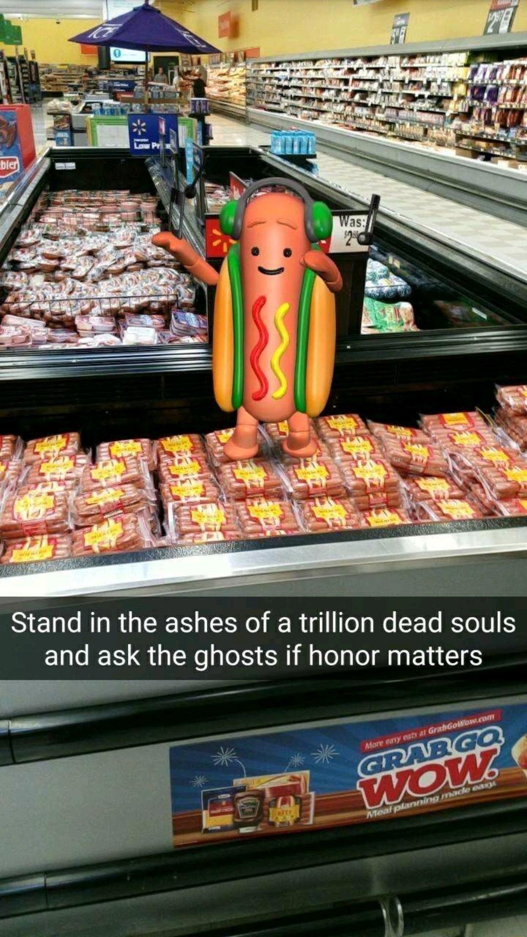 tand in the ashes of a trillion dead souls and ask the ghosts if honor matters r