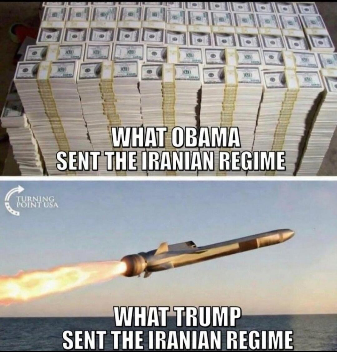 WHAT OBAMA SENT THE IRANIAN REGIME WHAT TRUMP SENT THE IRANIAN REGIME