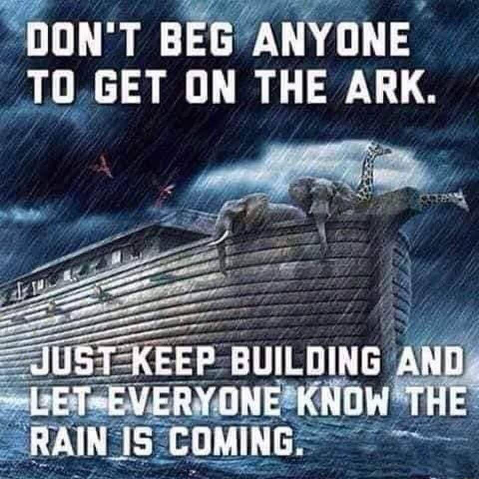 DONT BEG ANYONE TOGET ON THE ARK
