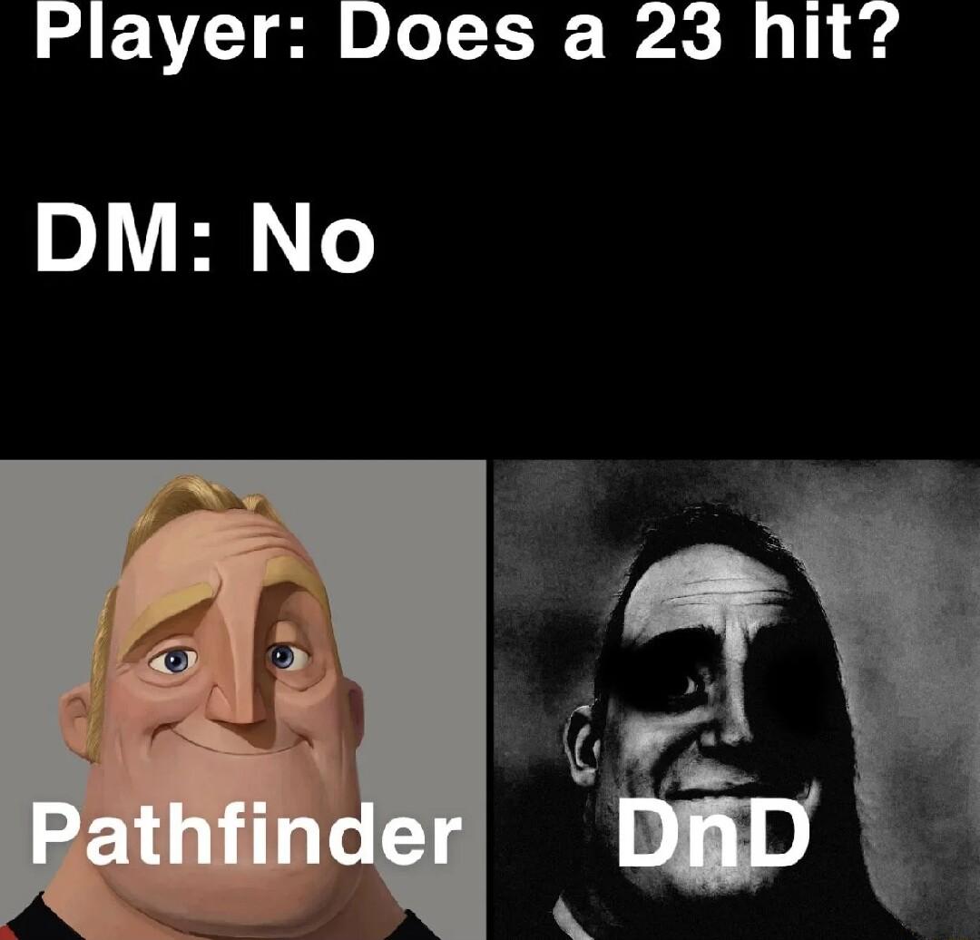 Player Does a 23 hit DM No