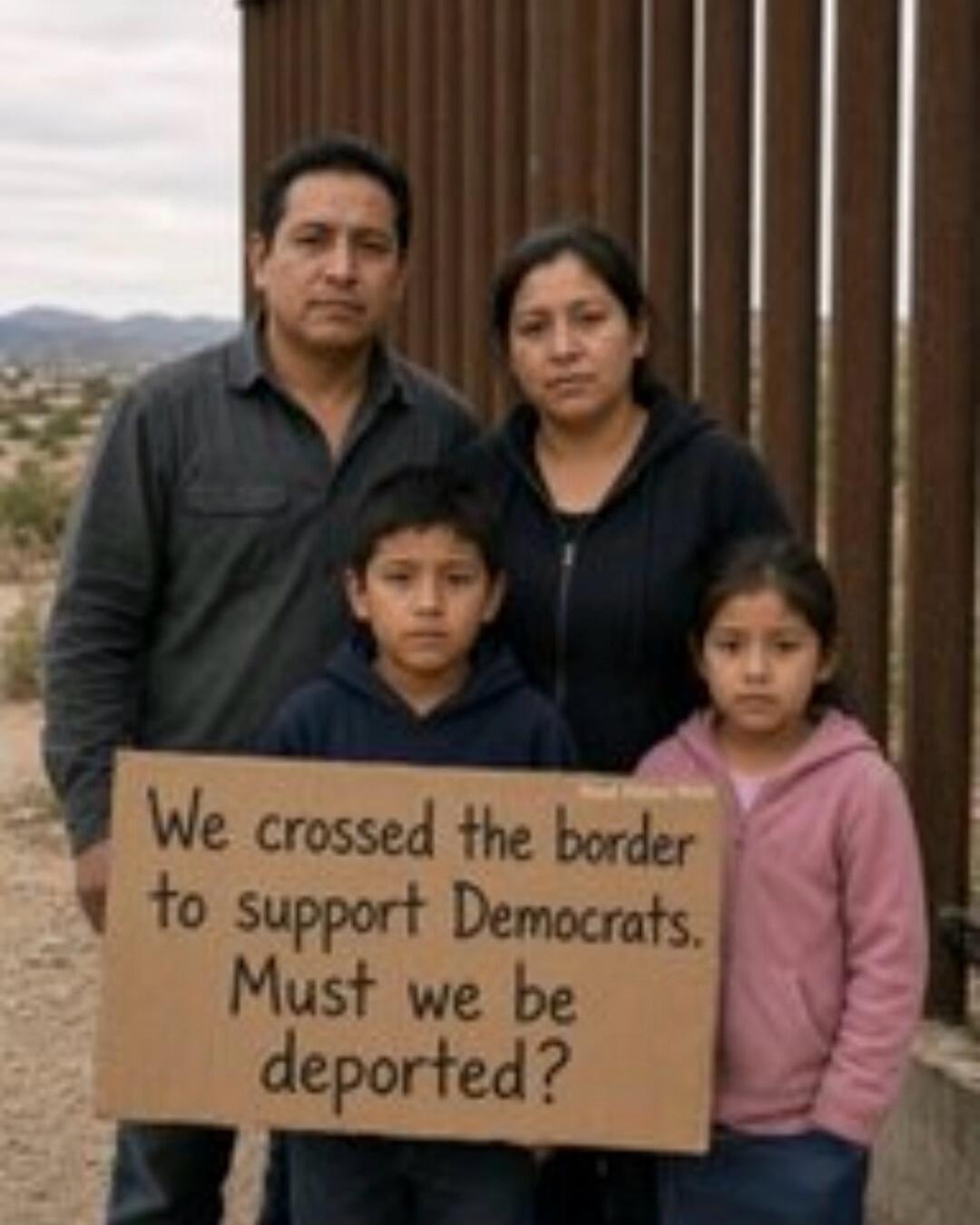 We crossed the border to support Democrats. Must we be deported?