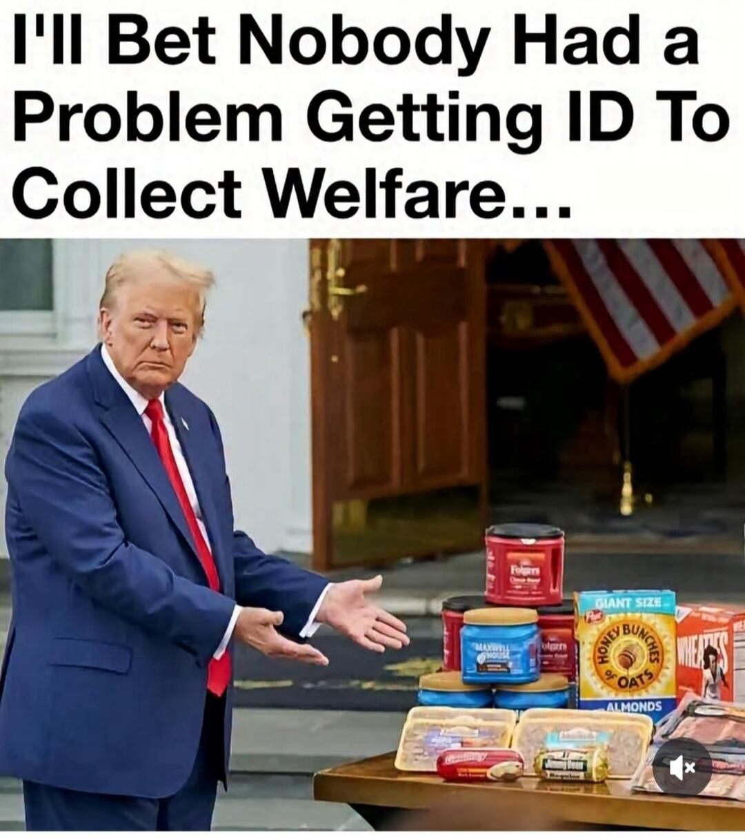 I'll Bet Nobody Had a Problem Getting ID To Collect Welfare...
