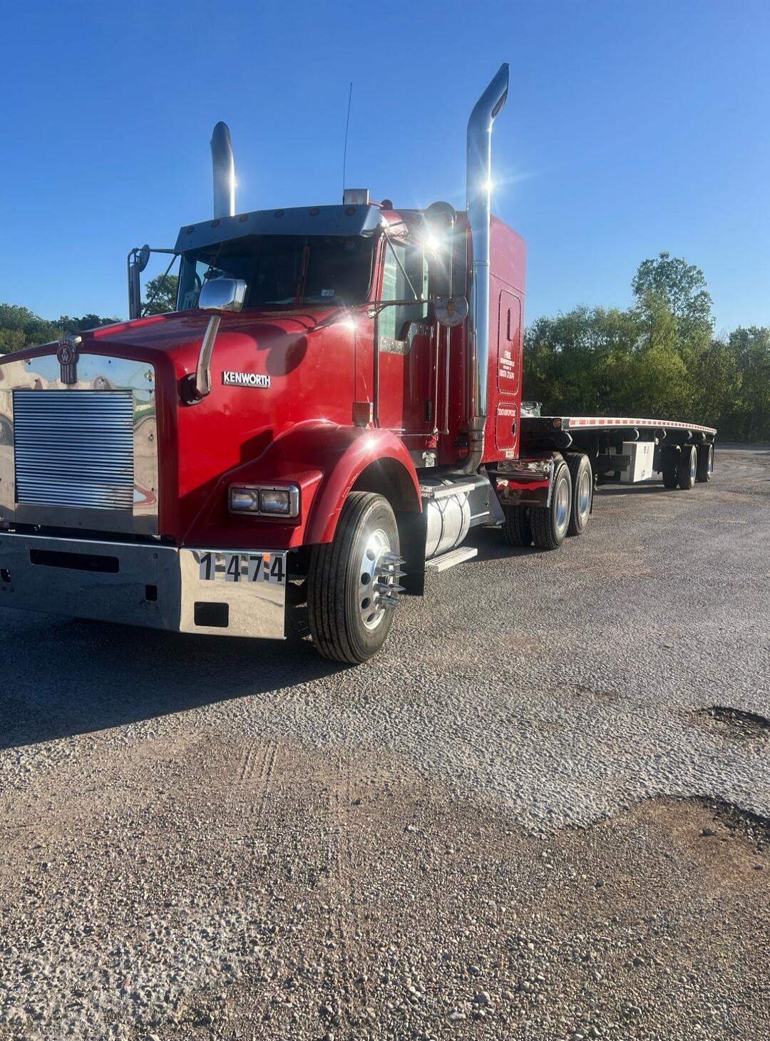 KENWORTH 1-4-7-4 FOR TRANSPORTATION 800-239-XXXX