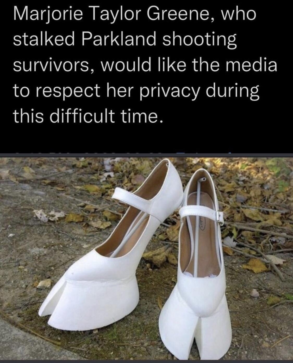 Beks antifaoperativ Marjorie Taylor Greene who stalked Parkland shooting survivors would like the media to respect her privacy during this difficult time