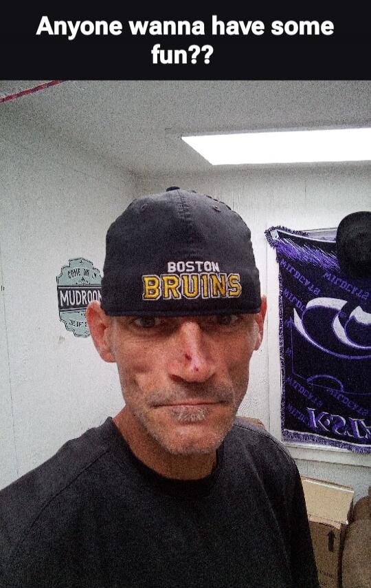 Anyone wanna have some fun?? BOSTON BRUINS COME ON IN MUDROOM