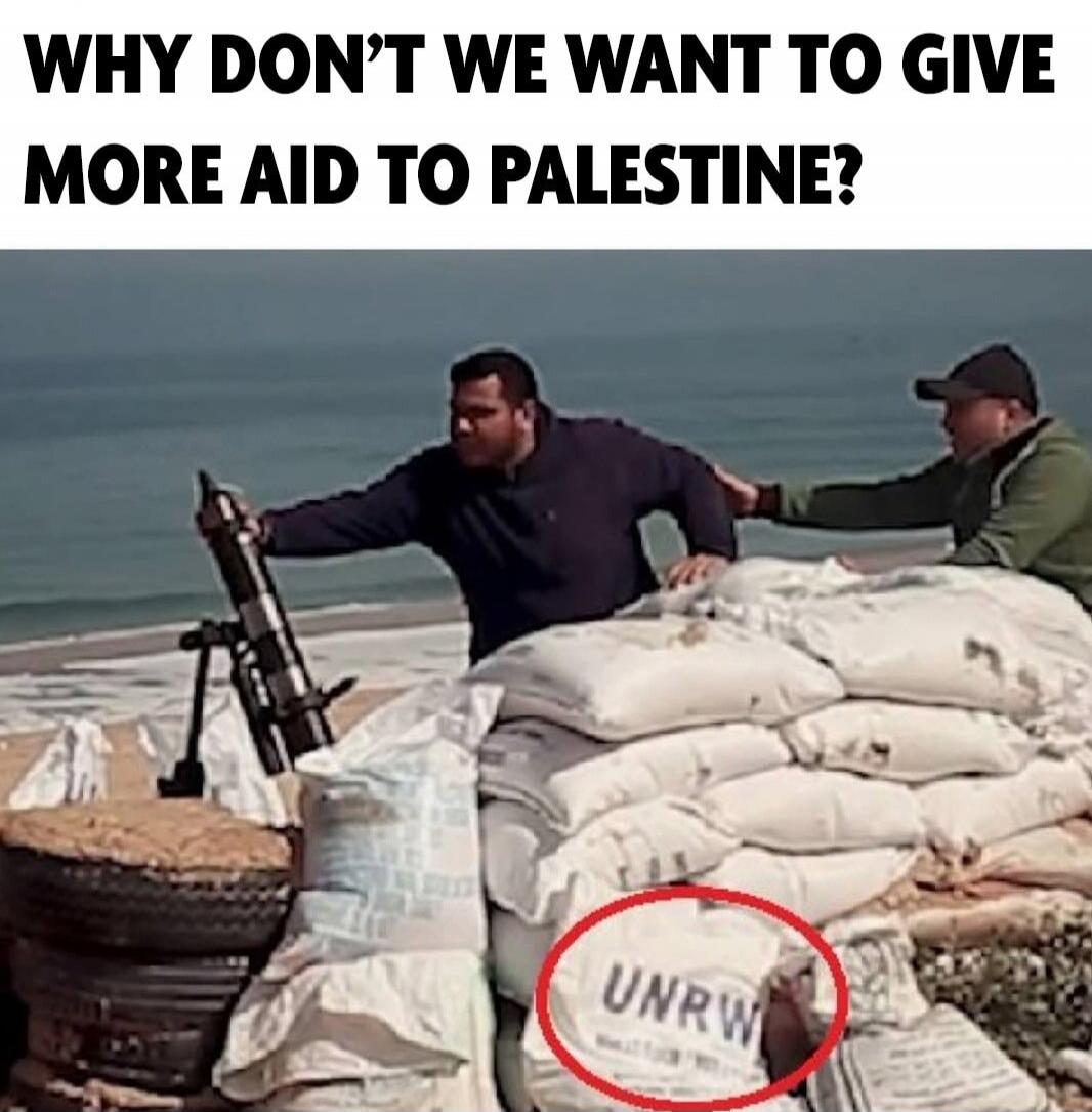WHY DON'T WE WANT TO GIVE MORE AID TO PALESTINE? UNRW