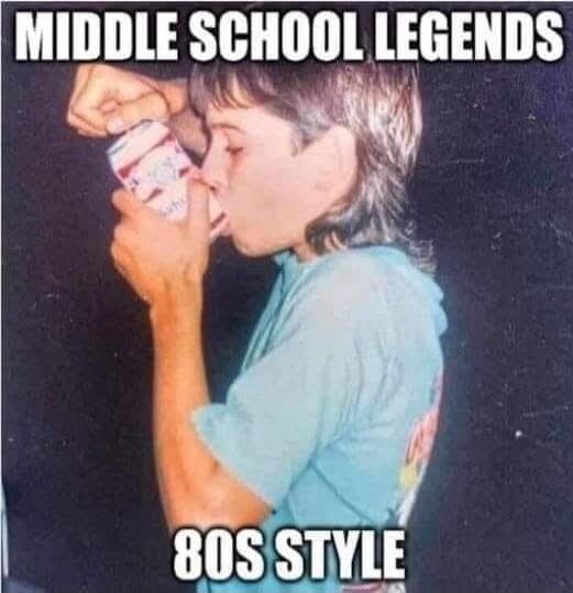 MIDDLE SCHOOL LEGENDS 80S STYLE