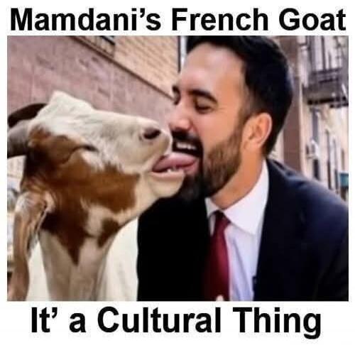 Mamdani's French Goat It's a Cultural Thing