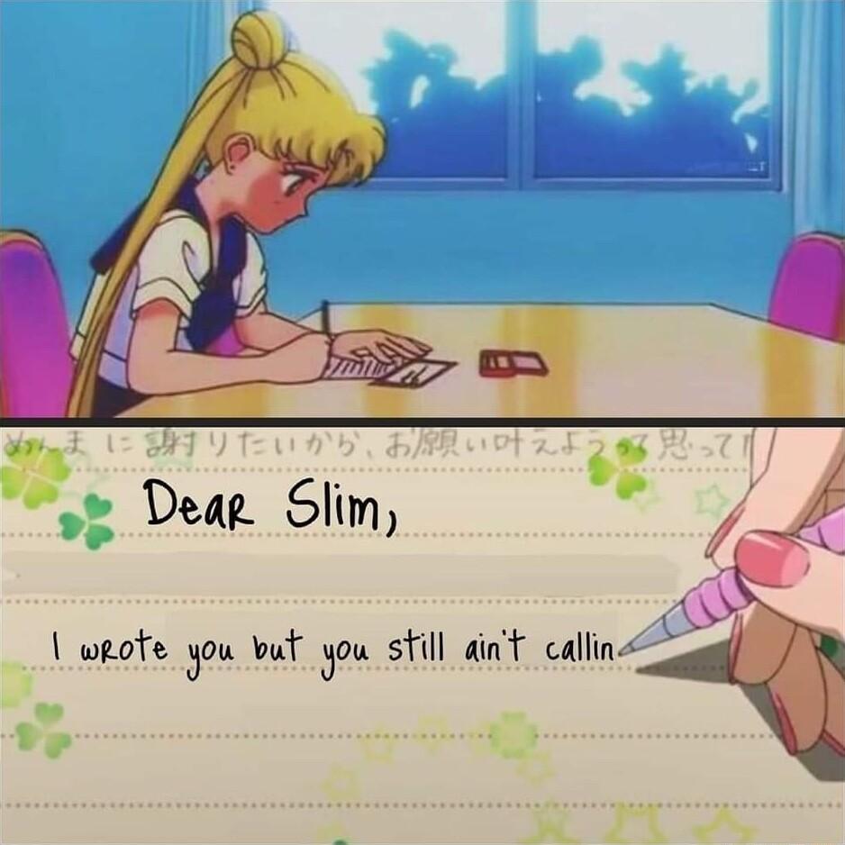 Deag Slim wrote you ut you still_aint calln wt