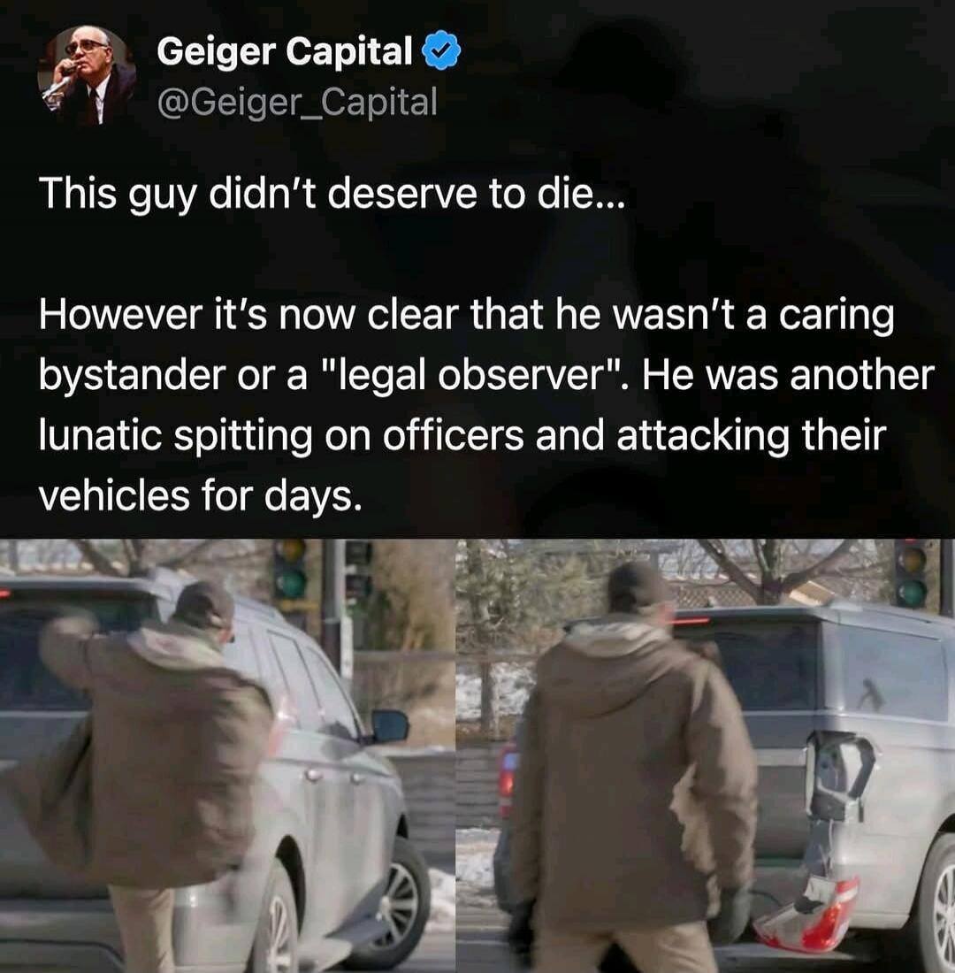 This guy didn't deserve to die...

However it's now clear that he wasn't a caring bystander or a 