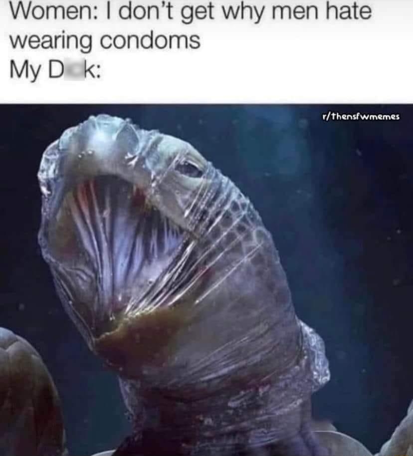 Women dont get why men hate wearing condoms rthensfwmemes