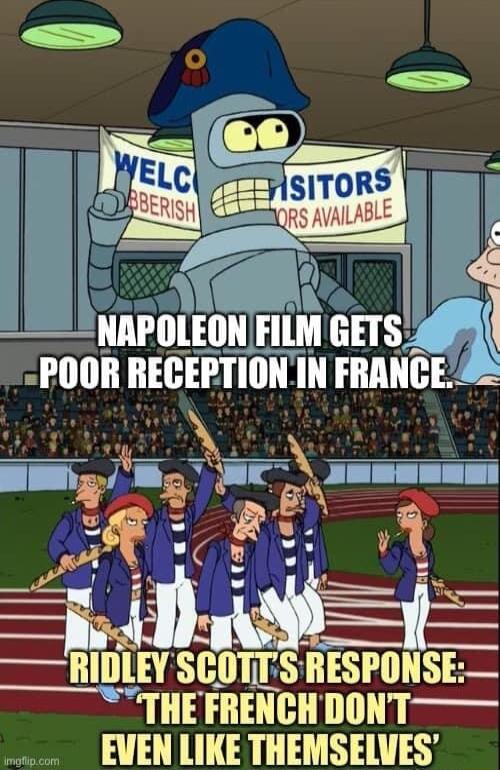 _ oM NAPOLEON FIlMGIJA g POOR IIEIEPTIOII IN FRANCE 2 lm gx nf R i S M v v n ilihlllgl SCOTTS nms__ THEFRENCH DONT