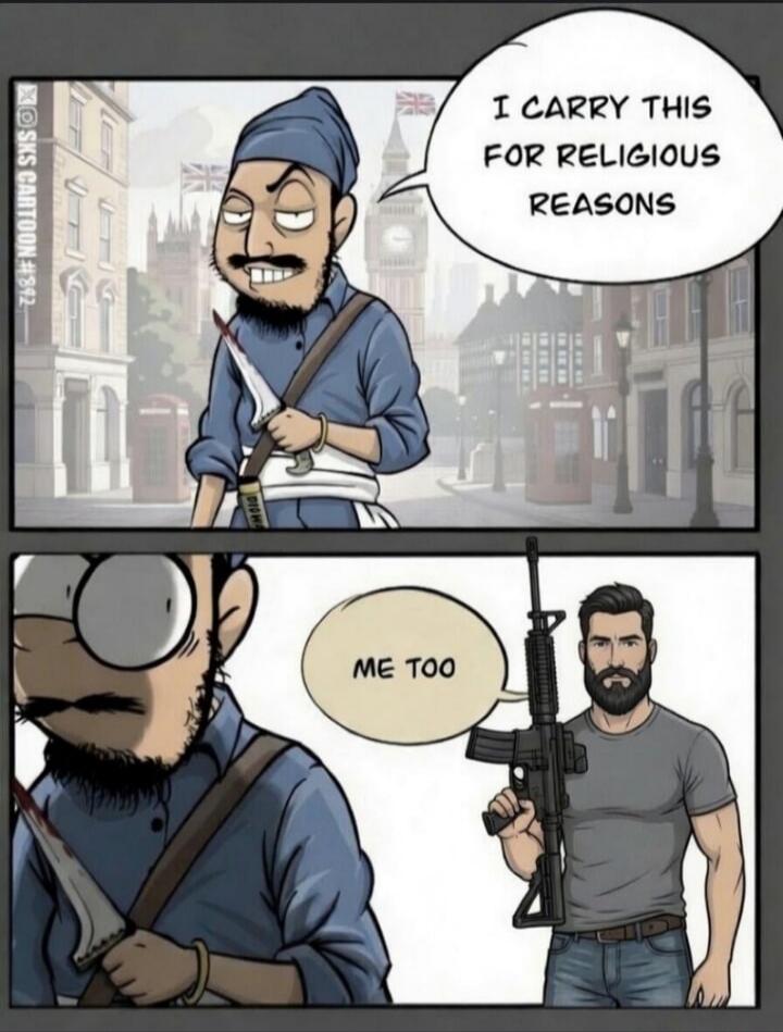 I CARRY THIS FOR RELIGIOUS REASONS ME TOO