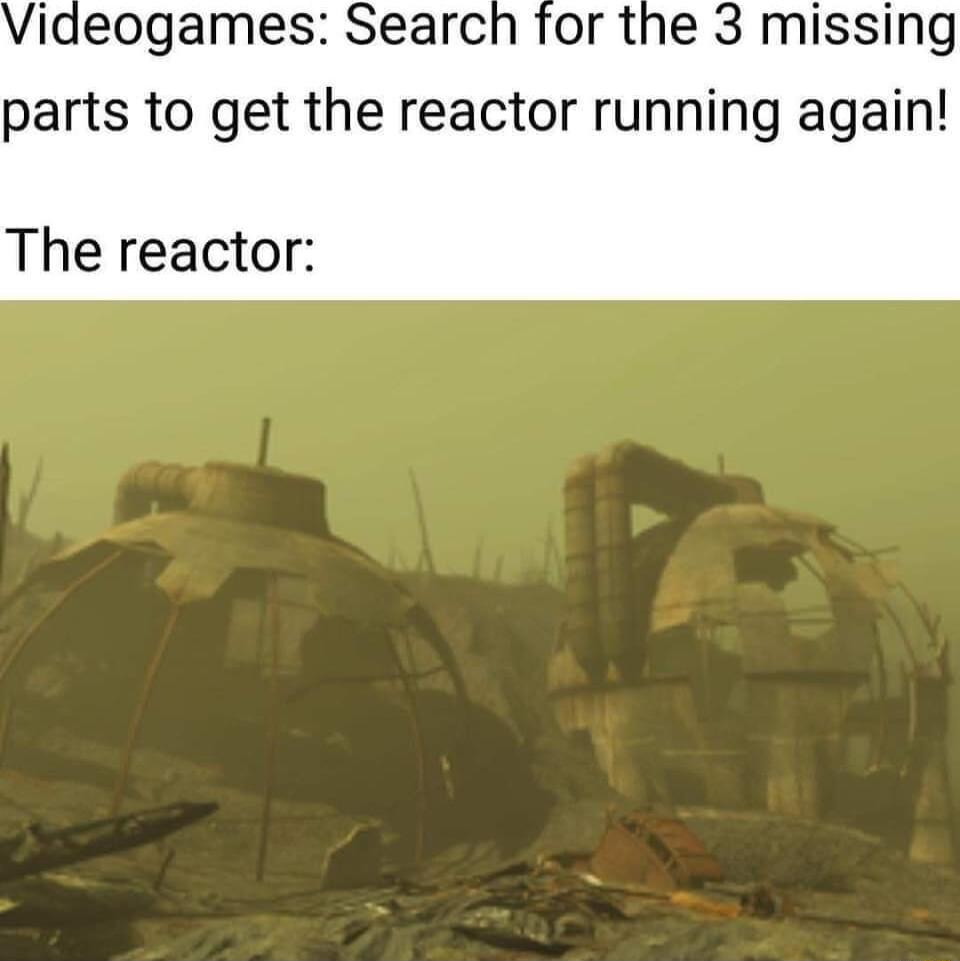 ideogames Search for the 3 missing parts to get the reactor running again The reactor
