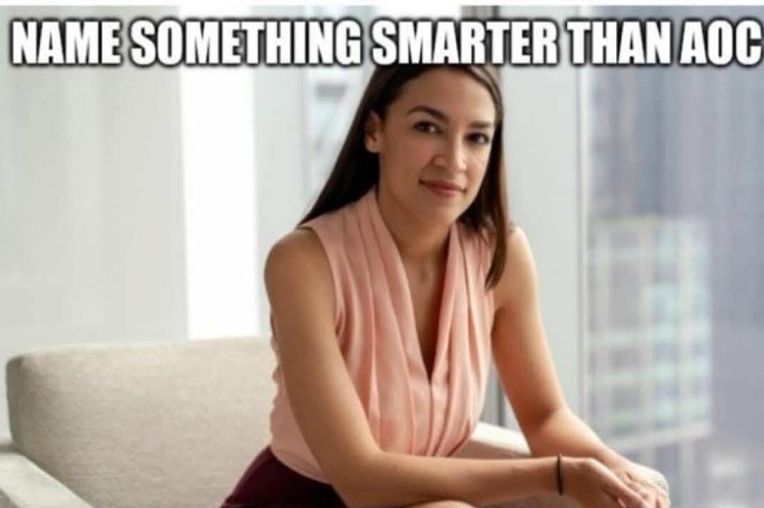 NAME SOMETHING SMARTER THAN AOC
