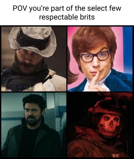 re part of the select few respectable brits