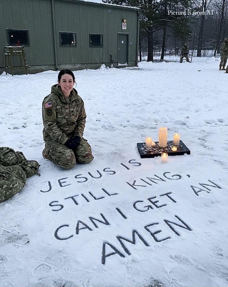 JESUS IS STILL KING, CAN I GET AN AMEN