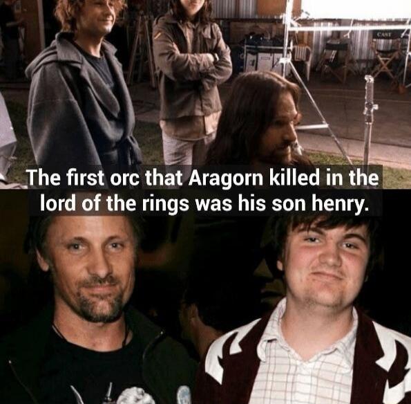The first orc that Aragorn killed in the 0 0 R GENNTERVER TN G T T