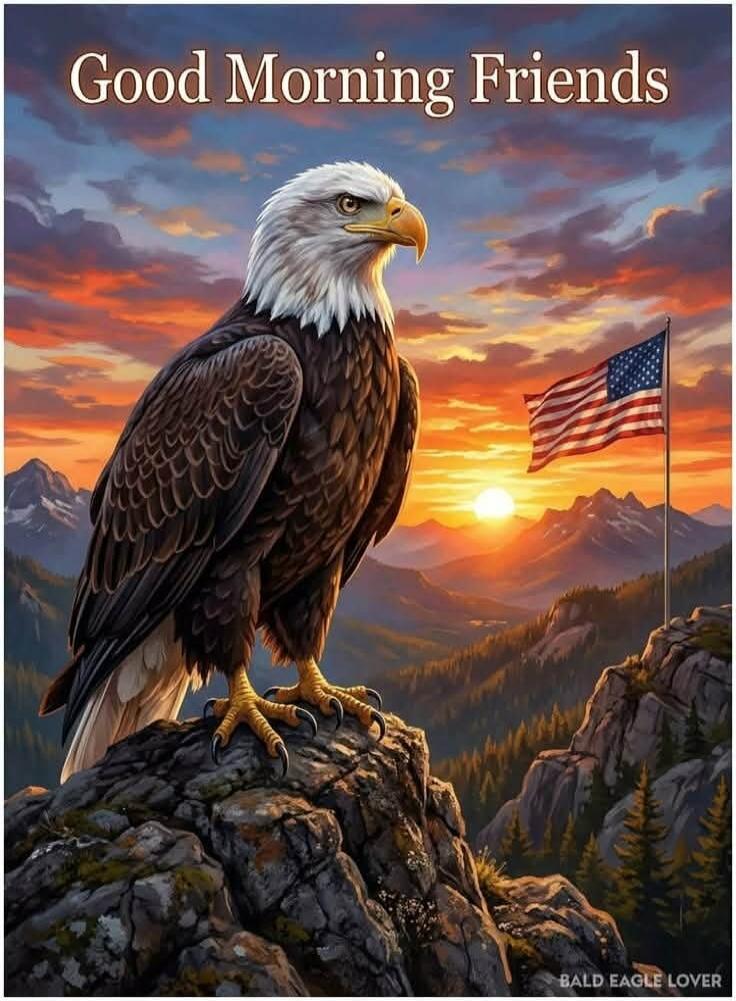 Good Morning Friends BALD EAGLE LOVER