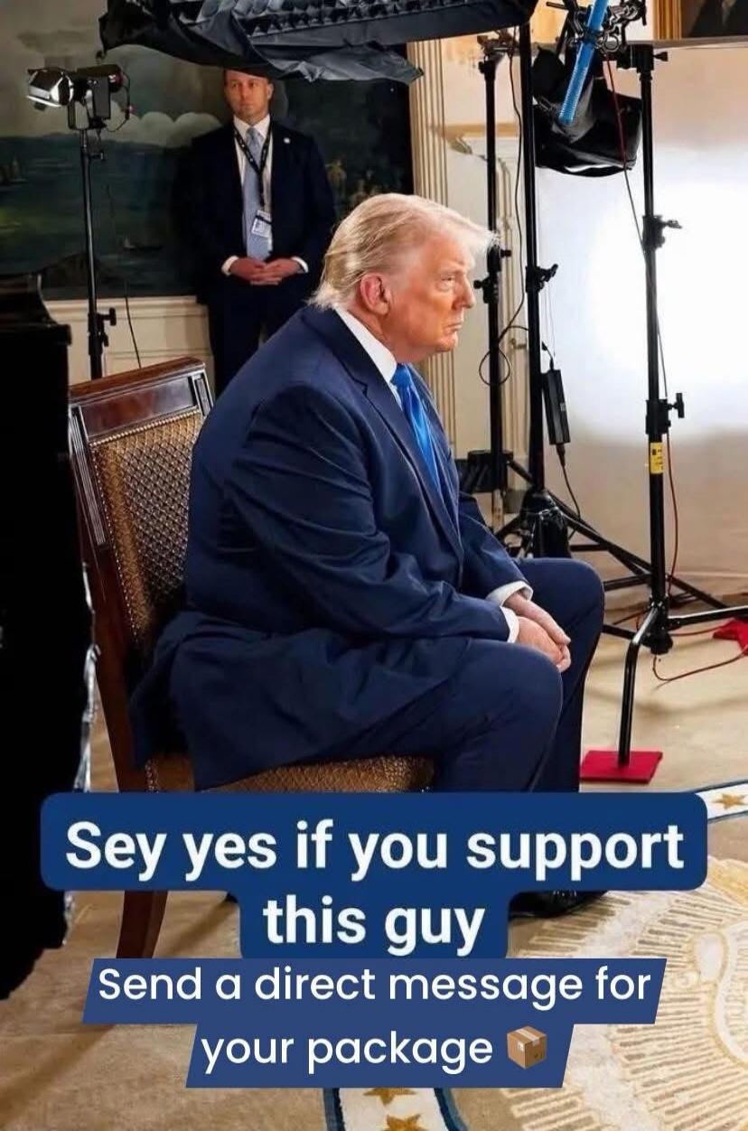 Say yes if you support this guy. Send a direct message for your package 📦