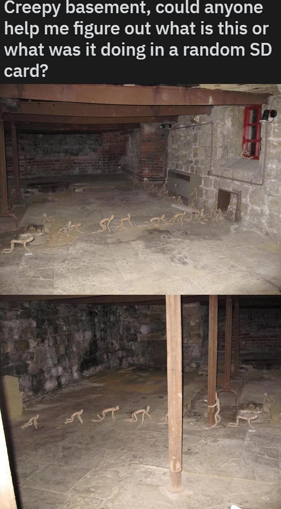 Creepy basement could anyone help me figure out what is this or VL ERVEC e T AT N T e o R10 card