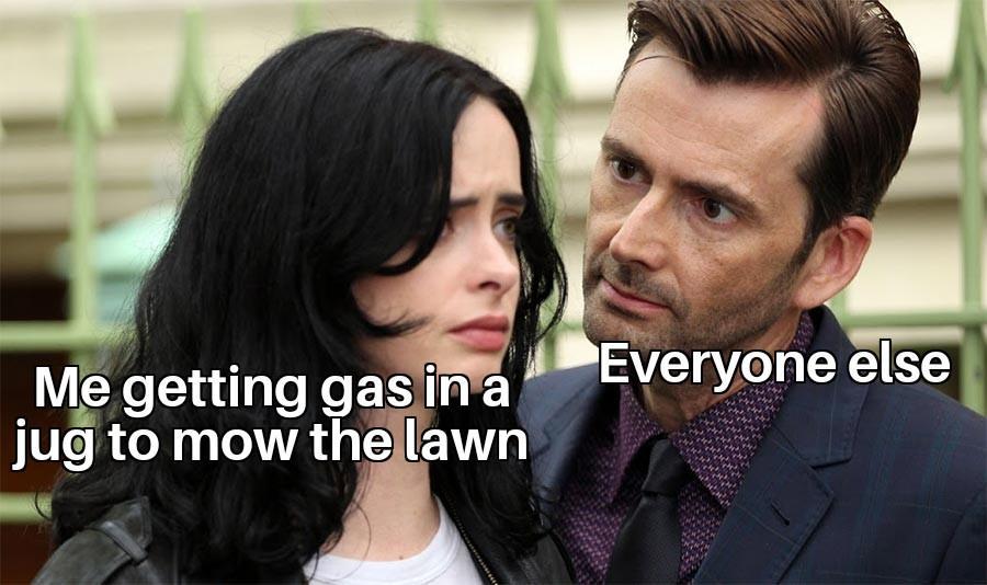 Me gettlng PESI Al jug to mow thellawn y