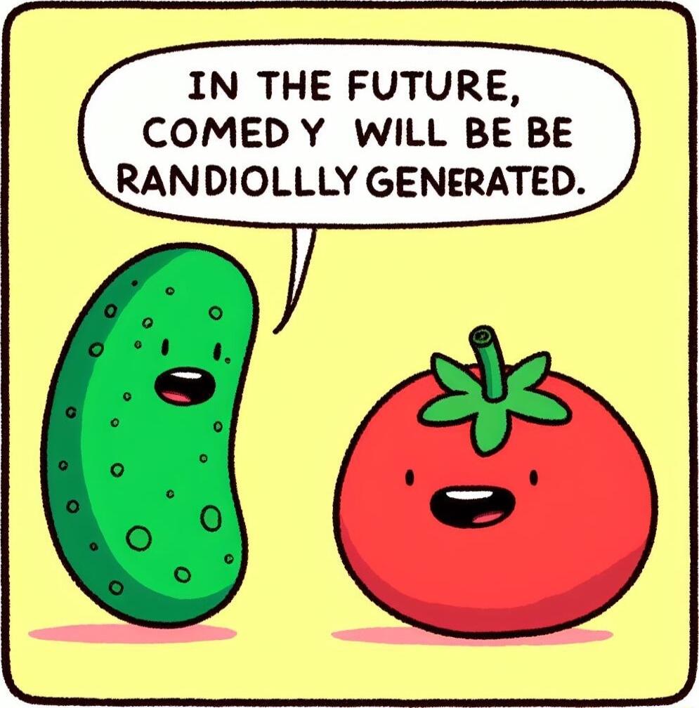 IN THE FUTURE COMEDY WILL BE BE RANDIOLLLY GENERATED