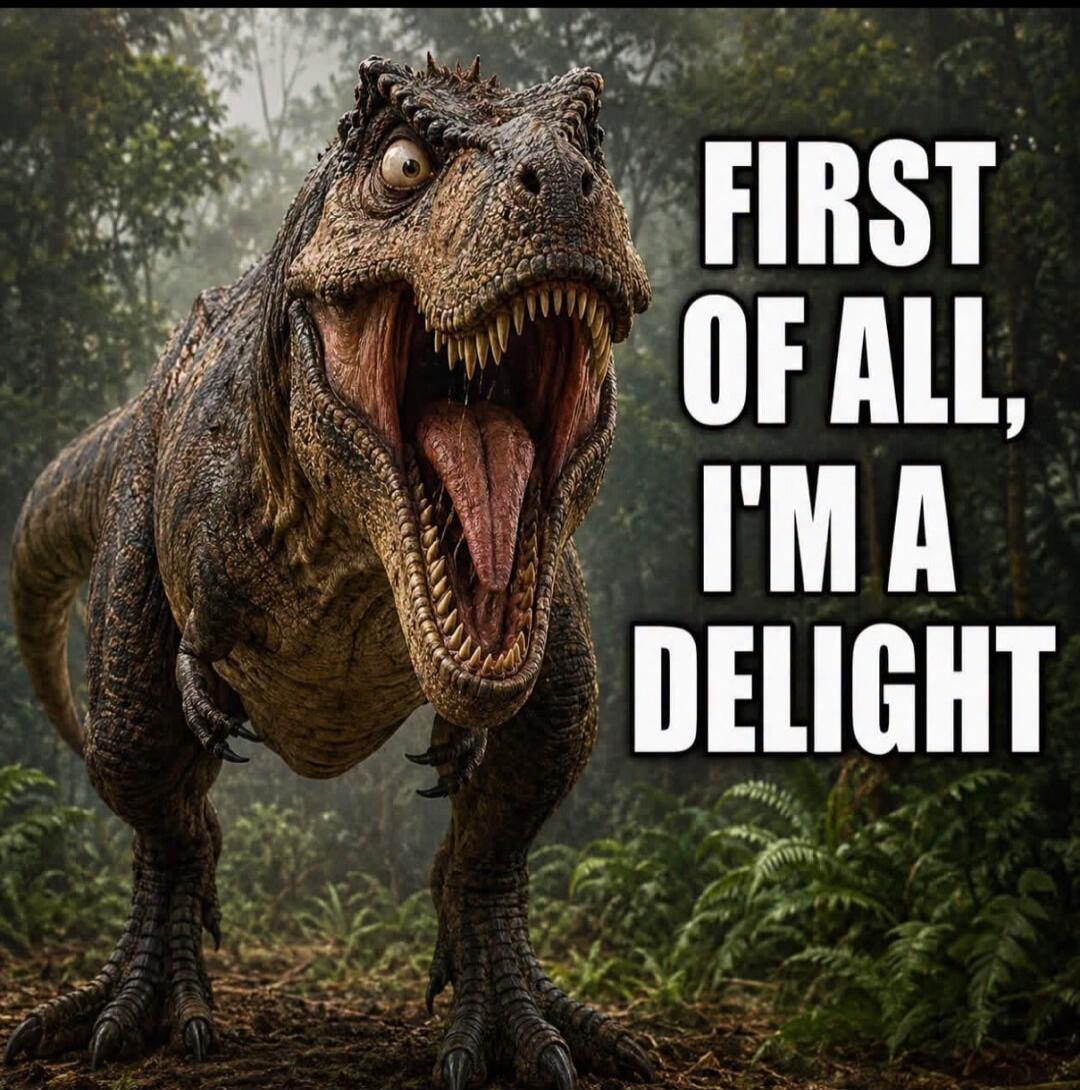 FIRST OF ALL, I'M A DELIGHT