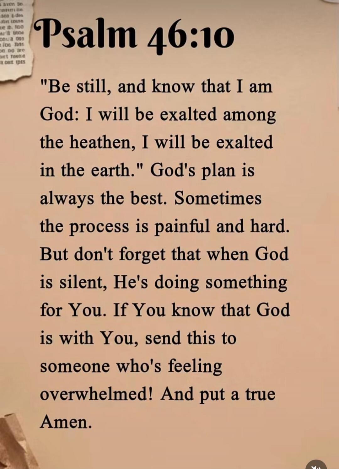 Psalm 46:10 