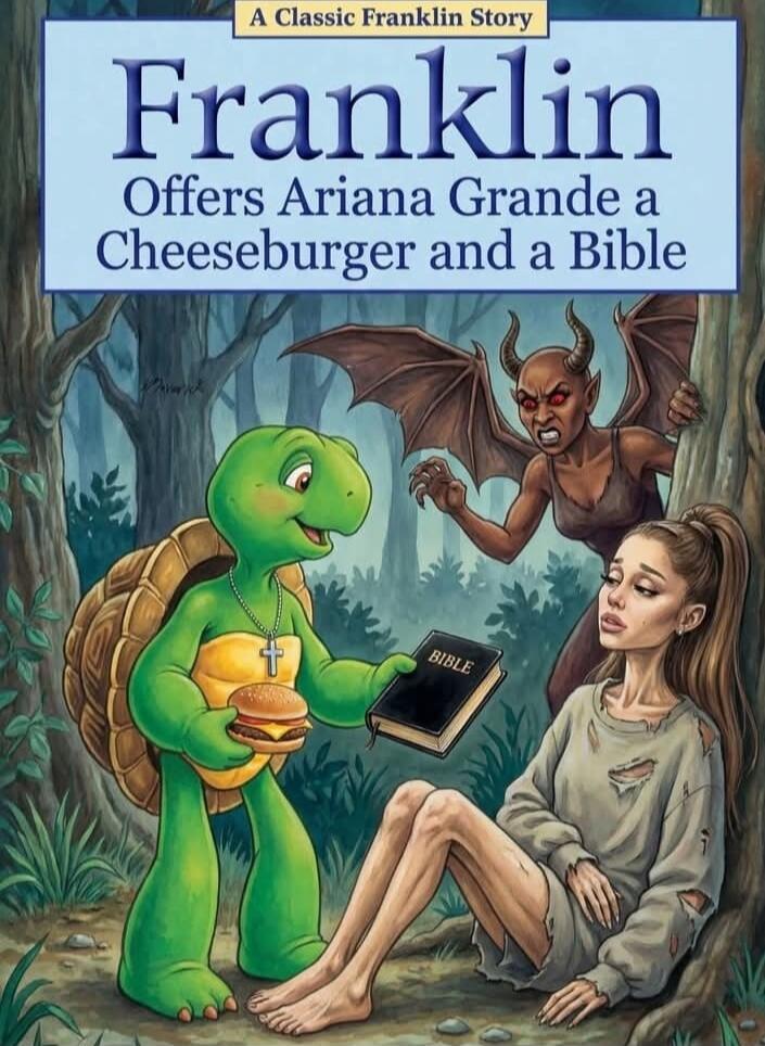 A Classic Franklin Story
Franklin Offers Ariana Grande a Cheeseburger and a Bible