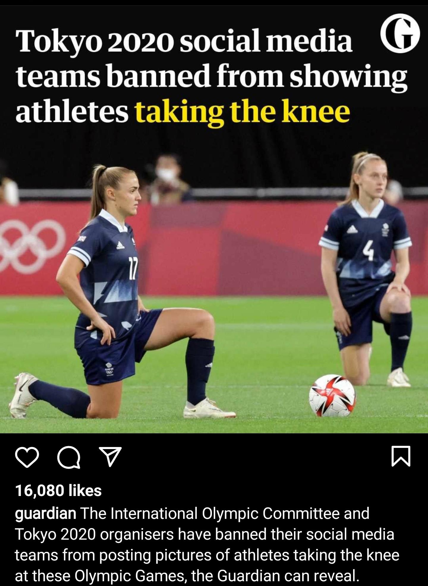 Tokyo 2020 social media teams banned from showing athletes taking the knee VG W RO RN GES guardian The International Olympic Committee and REeL o WAV AN TR S E VN o T la e R g T Yool 1 M ITo teams from posting pictures of athletes taking the knee at these Olympic Games the Guardian can reveal