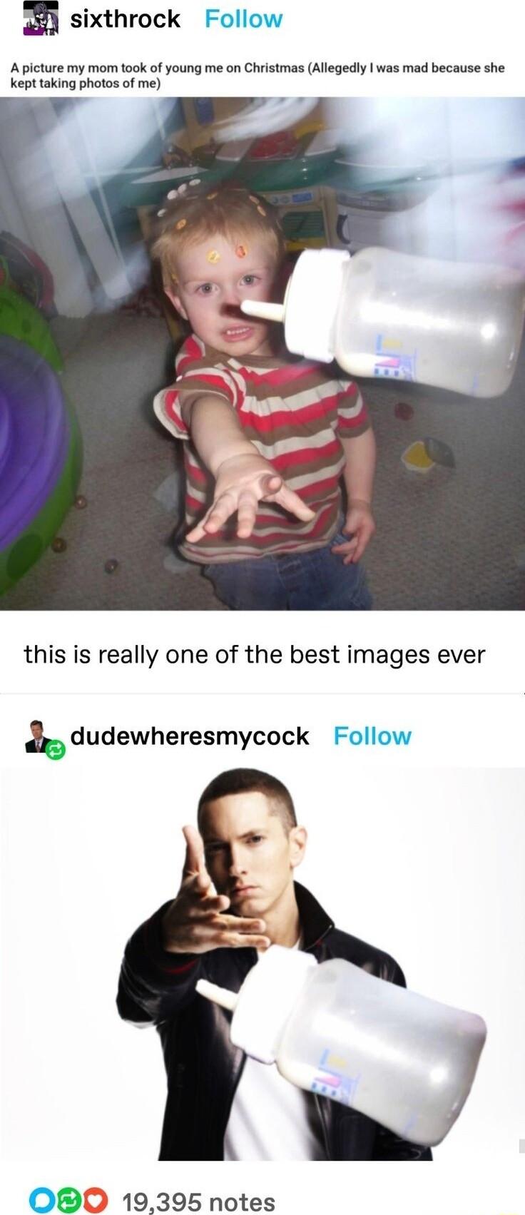 sixthrock Follow A picture my mom took of young me on Christmas Allegedly was mad because she kept taking photos of me this is really one of the best images ever dudewheresmycock Follow OO 19395 notes