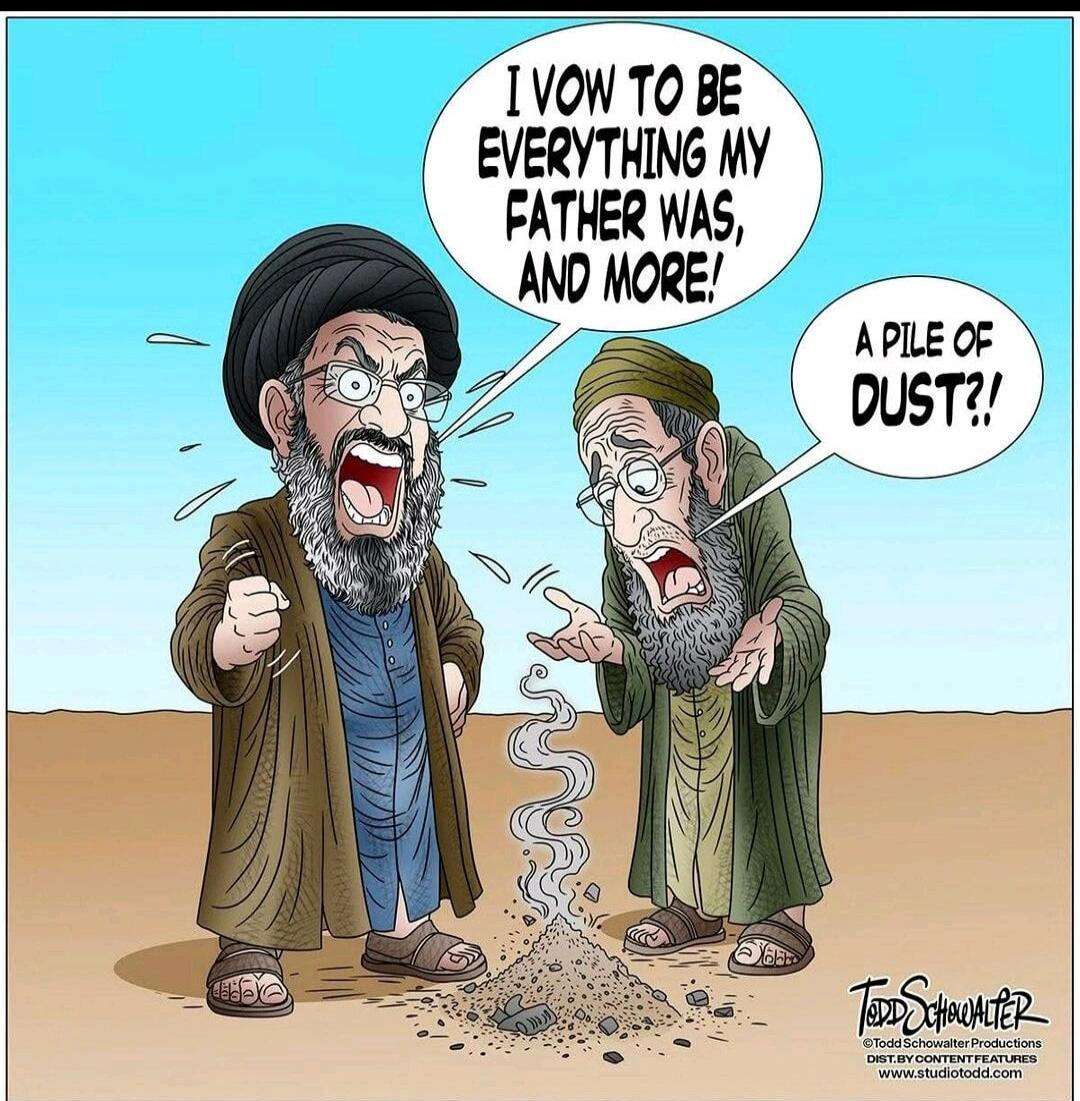 I vow to be everything my father was, and more! A pile of dust?!