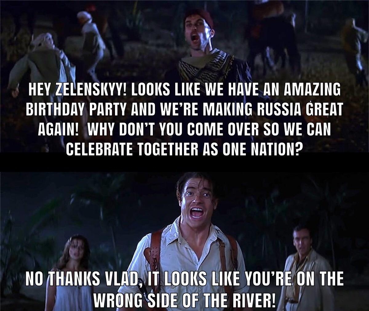 b L1348 LEHSKW LOOKS LIKE WE IHWE AN AMAZING BIRTHDAY PARTY AND WERE MAKING RUSSIA GREAT AGAIN WHY DONT YOU COME OVER SO WE CAN CELEBRATE TOGETHER AS ONE NATION HES VL LIKE mh W m H__HEIIWEII