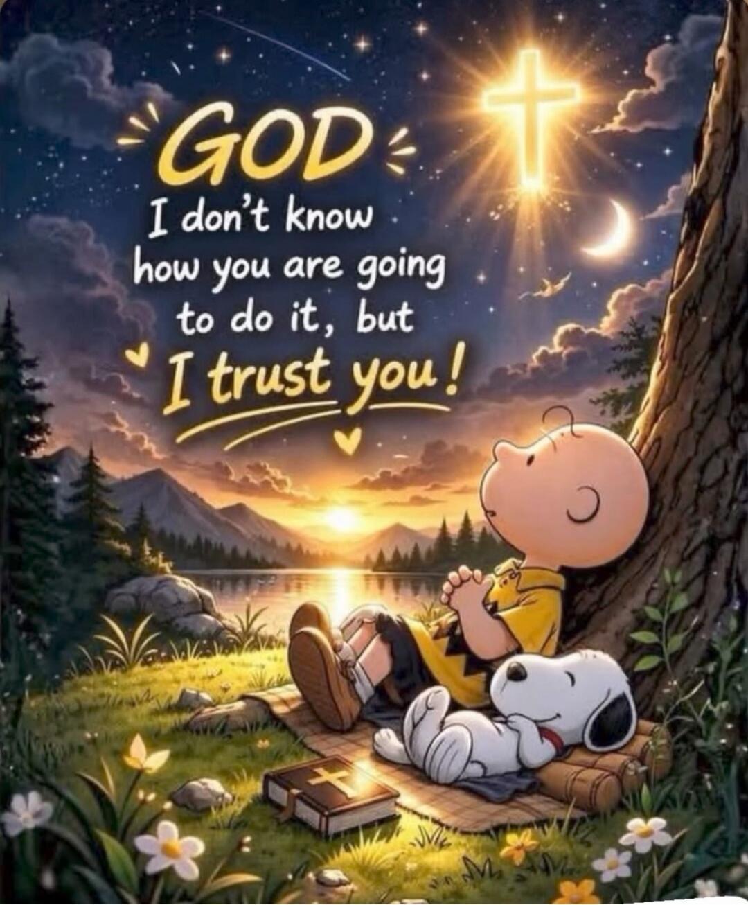 GOD I don't know how you are going to do it, but I trust you!
