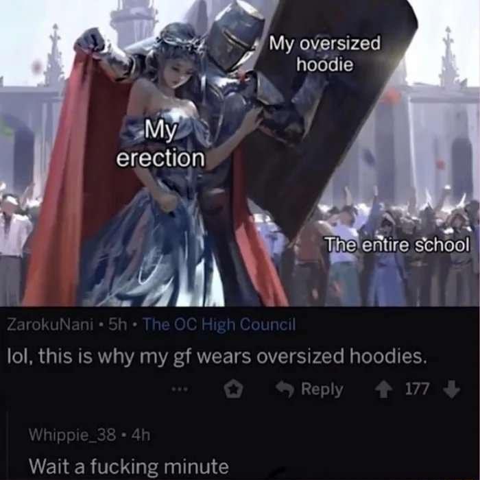 My S Clelilely 4 m 5 v ZTj why my gf wears oversized hoodies CIRGIENS NENER T minute
